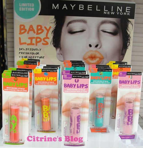 Citrine's Blog Lip gloss, lipstick and all that good stuff... LE Maybelline Baby Lips Balm
